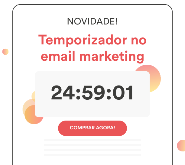 Temporizador no email marketing